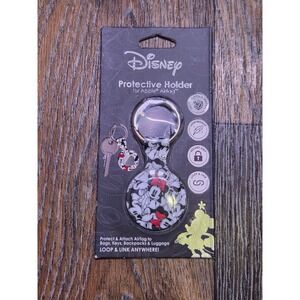 Disney Minnie Mouse Apple AirTag Protective Silicone Holder Case Keychain iJoy